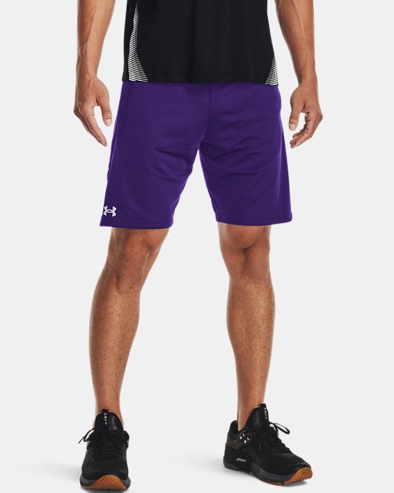 Men's UA Locker 9" Pocketed Shorts, Purple, pdpMainDesktop image number 0